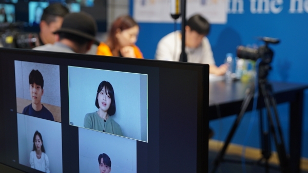 웹드라마 로맨스 바이 로맨스 오디션 현장 사진