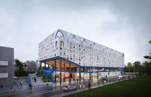 탕정지중해마을 공영복합주차타워 조감도