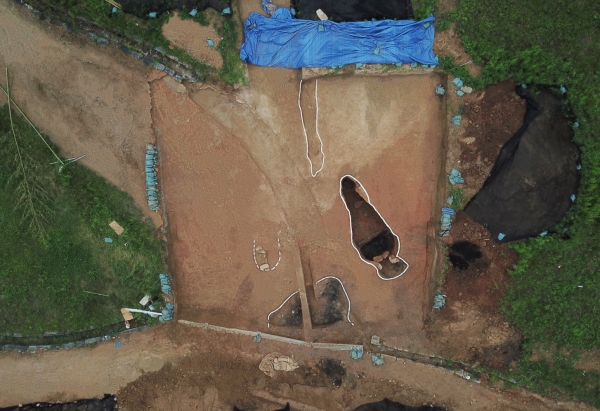 정암리와요지 가마 모습②(2021년 조사)