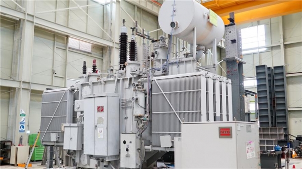 40톤 이상 중량설비의 실규모 실험 전경