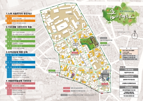 대화동, 2021년 도시재생 뉴딜사업 공모 선정(마스터플랜)