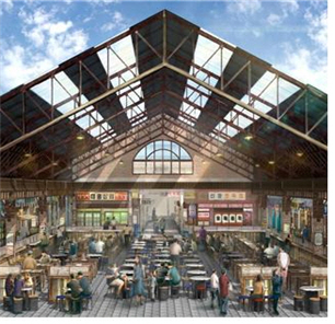 예산시장 오픈스페이스 구축사업 조감도