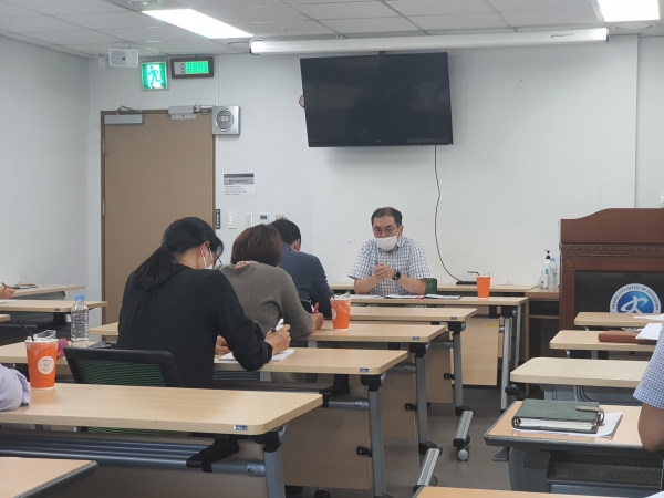 5일, 청사 소회의실에서 ‘2021회계연도 결산 업무 추진 및 교육비특별회계 세출예산 집행 업무담당자 연수’ 실시
