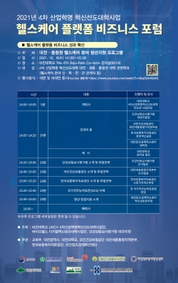 ‘헬스케어 플랫폼 비즈니스 포럼’ 포스터