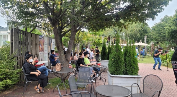 유원대학교 미디어 콘텐츠학과, 지난 4일 지역 문화예술 활성화 프로젝트 ‘아산 愛 반하다’ 진행 모습