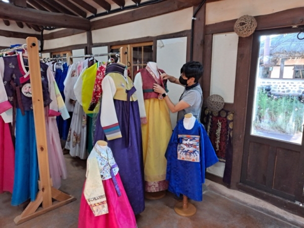 한복체험관 모습