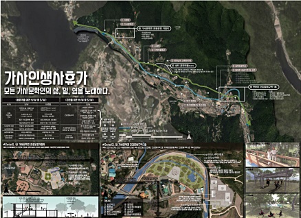 제19회 한국농촌계획대전에서는 다양한 체험활동이 가능한 지역 커뮤니티센터 조성과 의료문화프로그램 운영을 계획한 경북대학교 작품이 대상을 수상했다