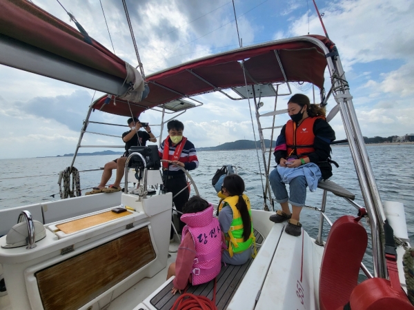 요트 체험 사진