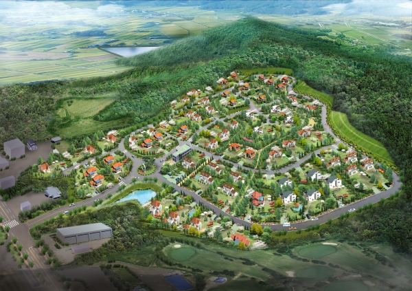 성거오목마을 조감도