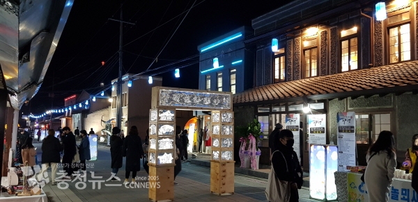 강경문화재야행 거리모습