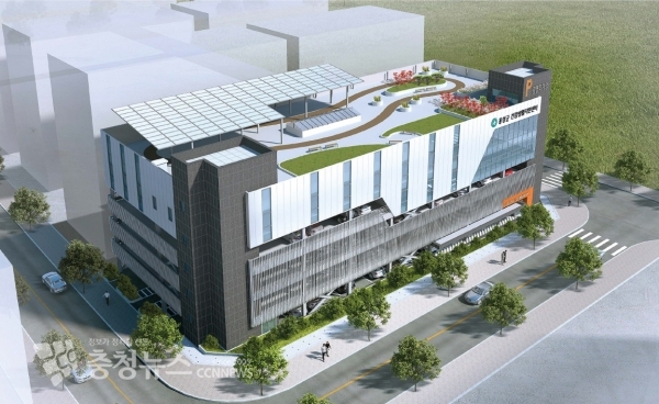 내포신도시 주차타워 및 건강생활지원센터 조감도