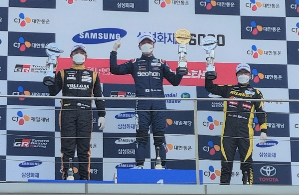 CJ슈퍼레이스 삼성화재 6000 클래스 4라운드 포디엄