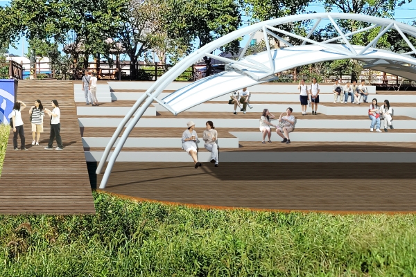 해미천변 공공디자인사업 예상도(쉼터)