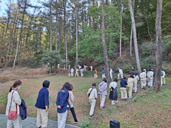 2021년「행복활짝 힐링캠프⌟ 개최 모습