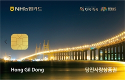 당진사랑상품권 카드 사진