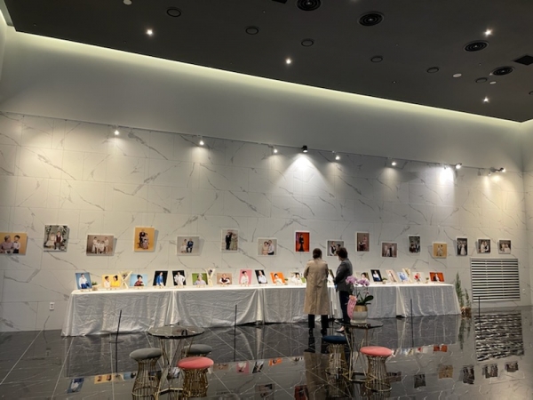 힐링 프로그램 진행 중인 사진