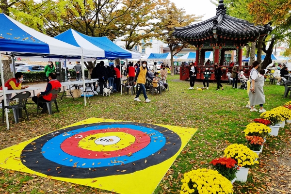 지난 30일 양유정 일원에서 열린 제1회 스산 양유정 축제 모습