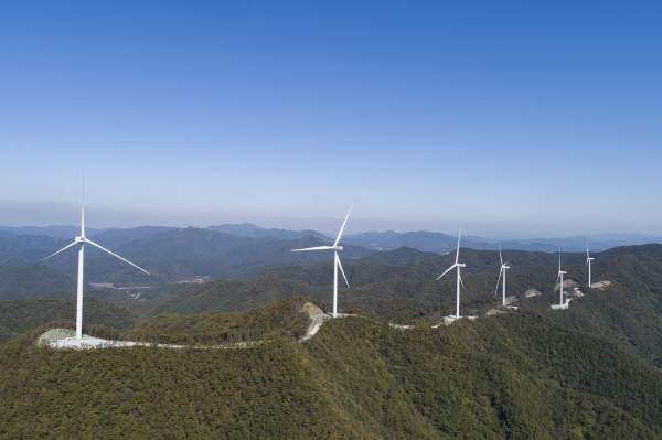 장흥육상풍력 전체 전경