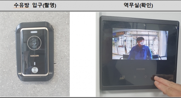 수유방 비디오폰