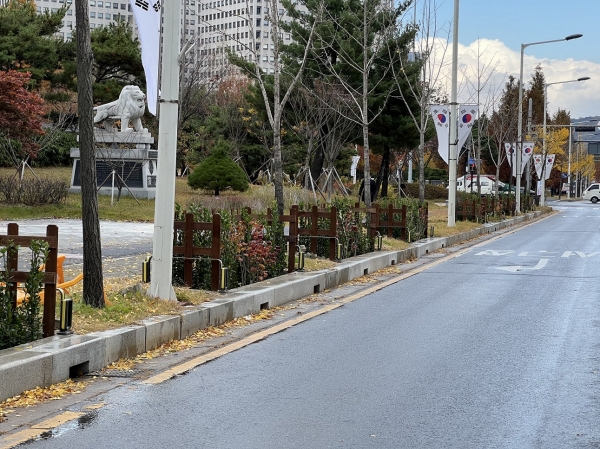 대전시에서 추진하는 도로변 빗물체류지 조성 사업에 속도가 붙고 있다.