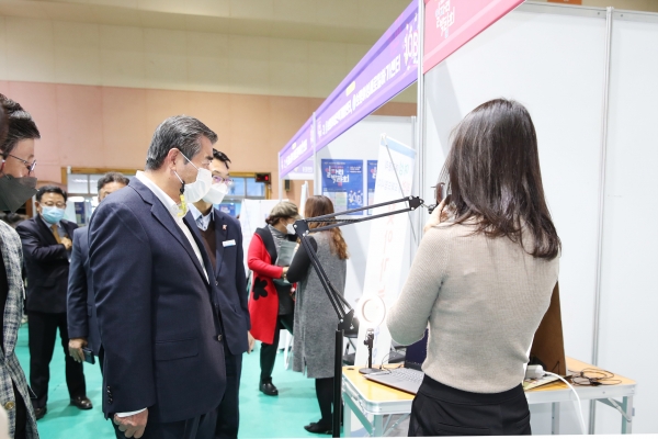 보령시 일자리 박람회 개최 모습