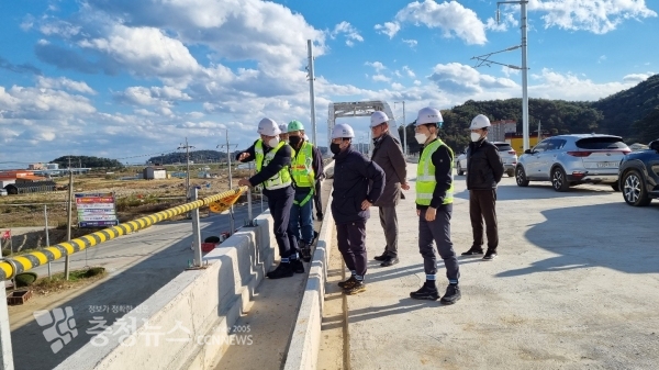 포항~삼척 제12공구 현장 점검