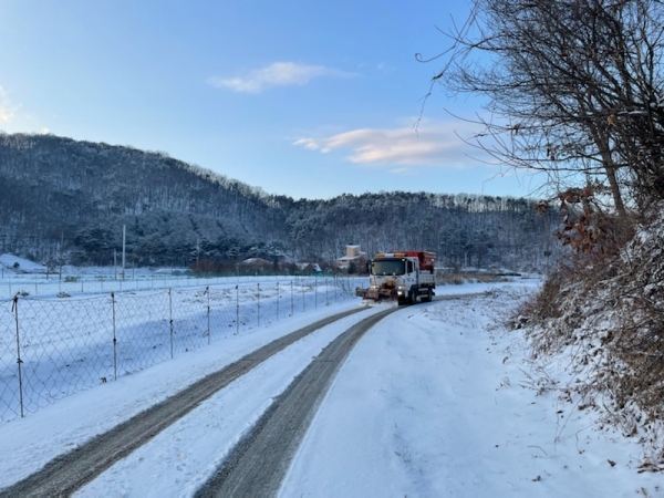 겨울철 자연재난 종합대책 - 제설차량 운행