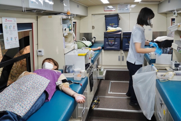 산림치유원 헌혈활동 전개