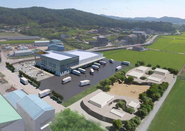 아산시먹거리통합지원센터 조감도