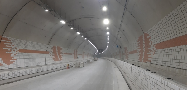 보령해저터널 내부