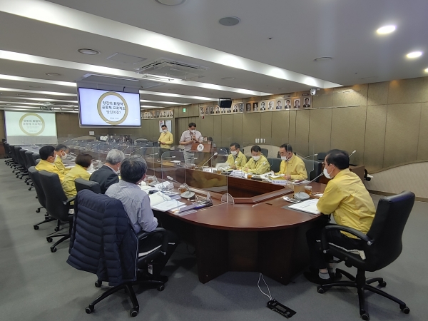 시정연구모임 연구 성과 평가보고회 개최 모습