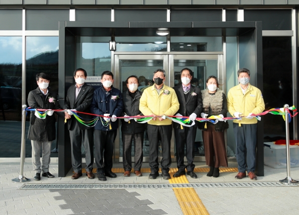 지난 23일 진행된 해녀마을 특화개발 사업 준공식 모습