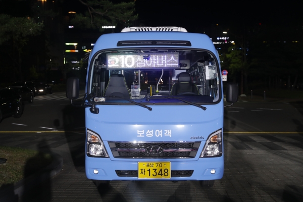 천안시 심야버스 모습
