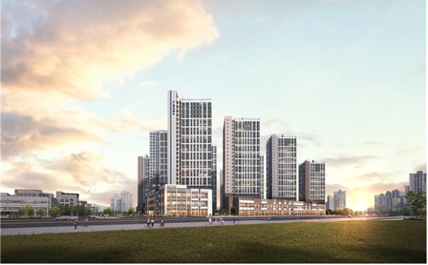 ‘반도유보라 마크에디션’과 상업시설 ‘파피에르 내포’ 조감도