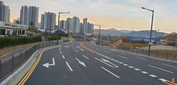 탕정 중로1-18호선 전경