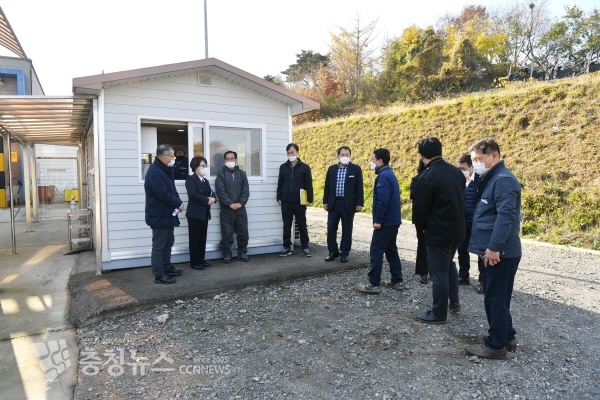 박금순 의장 검역소 방문 모습