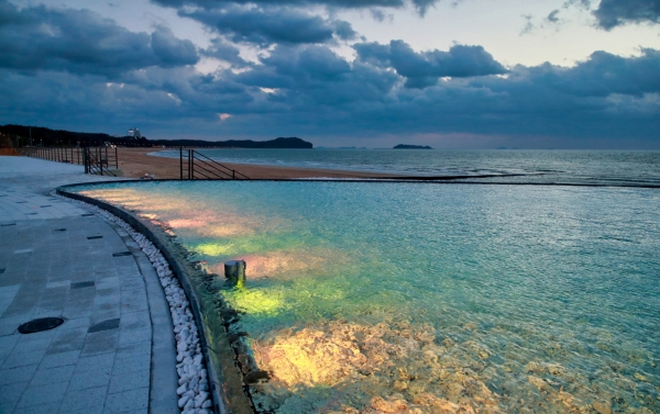 ‘낙조 명소’ 태안 꽃지해수욕장