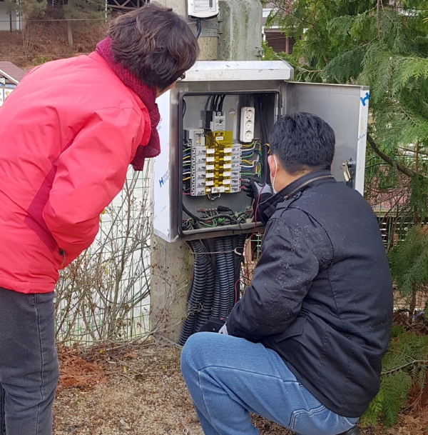 지난해 야영장 안전점검 모습.