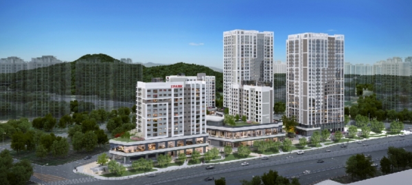 HDC현대산업개발이 공급하는 ‘대전 도안 센트럴 아이파크’ 조감도