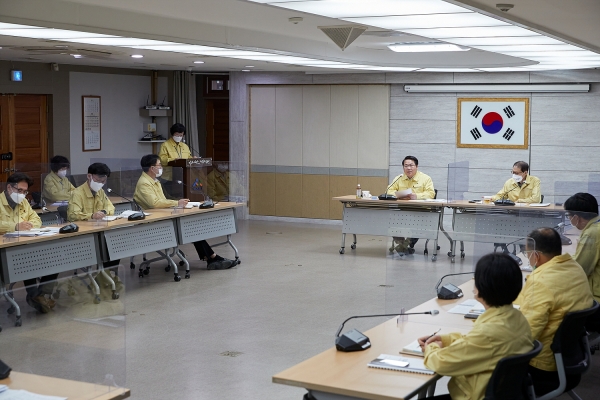 12월 확대 간부회의 진행 장면