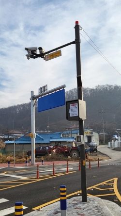 방범용 CCTV 설치 사진