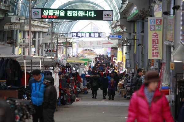 천안중앙시장 전경