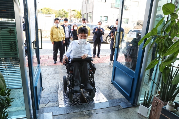 ‘당진시민 보행권 개선 리빙랩 프로젝트 현장 수료식’ 개최 모습