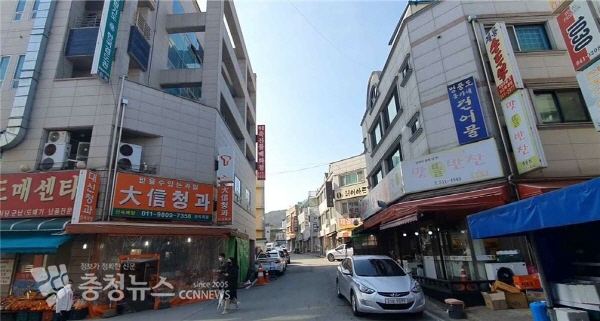 엄사면 간판개선사업 대상지 일원