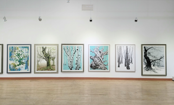 소석회 52인전 작품들