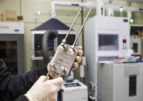 마이크로채널 반응기 시작품