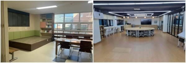 (좌)글꽃중, (우)동명중