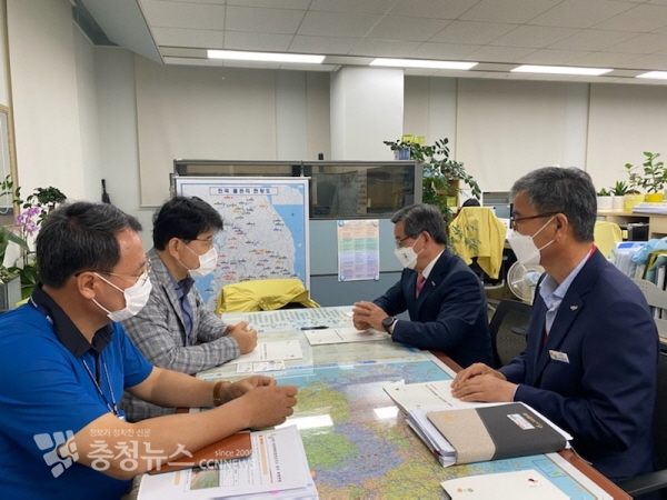 노박래 군수 행안부 방문