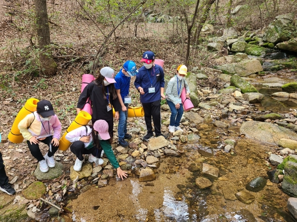 대전시설公, 청소년수련마을 청소년 탐험활동 모습