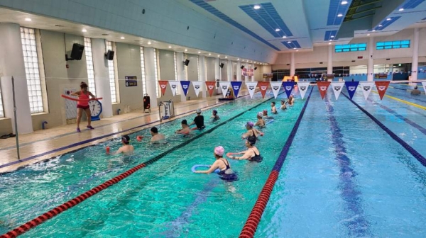 “수중운동으로 하나 되는 아름다운 동행” 진행 모습